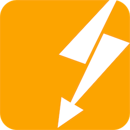 FlashBeing rundes gelbes Logo